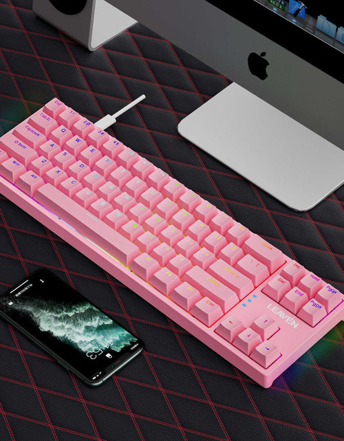 Load image into Gallery viewer, Keyboards 61 Keys 60% Mini Gaming Mechanical Keyboard RGB Hotswap Type-C Wired Gaming Keyboards Ergonomics Keyboard PBT Keycaps for Gamer T230215
