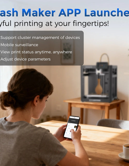 Load image into Gallery viewer, Adventurer 5M 3D Printer, Fully Auto Leveling &amp; 600Mm/S High Speed Printing, Black

