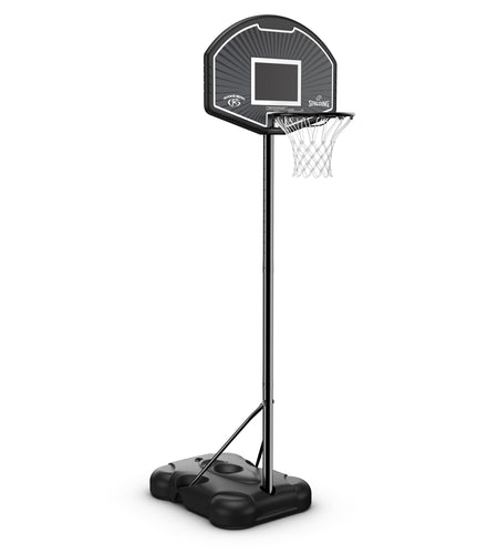 32-Inch Portable Basketball Hoop with Eco-Composite Backboard & Telescoping Height Adjustment-Outdoor Play