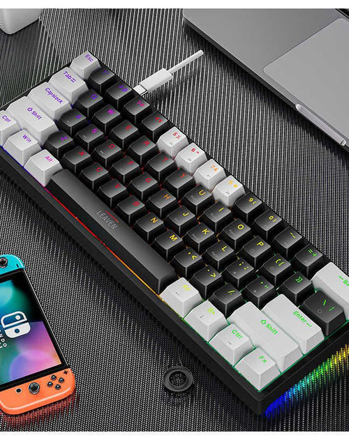 Load image into Gallery viewer, Keyboards 61 Keys 60% Mini Gaming Mechanical Keyboard RGB Hotswap Type-C Wired Gaming Keyboards Ergonomics Keyboard PBT Keycaps for Gamer T230215

