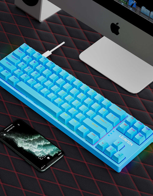 Load image into Gallery viewer, Keyboards 61 Keys 60% Mini Gaming Mechanical Keyboard RGB Hotswap Type-C Wired Gaming Keyboards Ergonomics Keyboard PBT Keycaps for Gamer T230215
